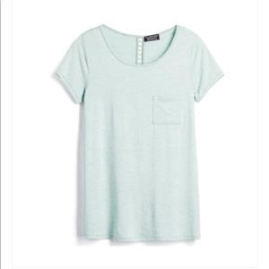 Papermoon mint lattice back tee